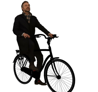 骑自行车的人精细人物模型 (5)